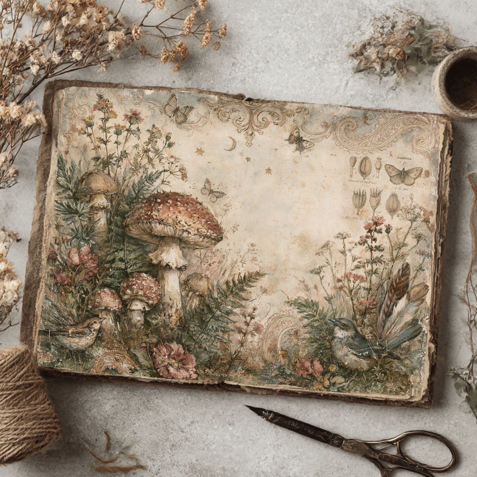 Woodland Hippie Ephemera Paper