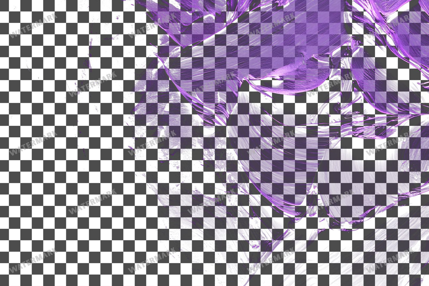 Abstract Purple Paint Transparent Overlay Pngs