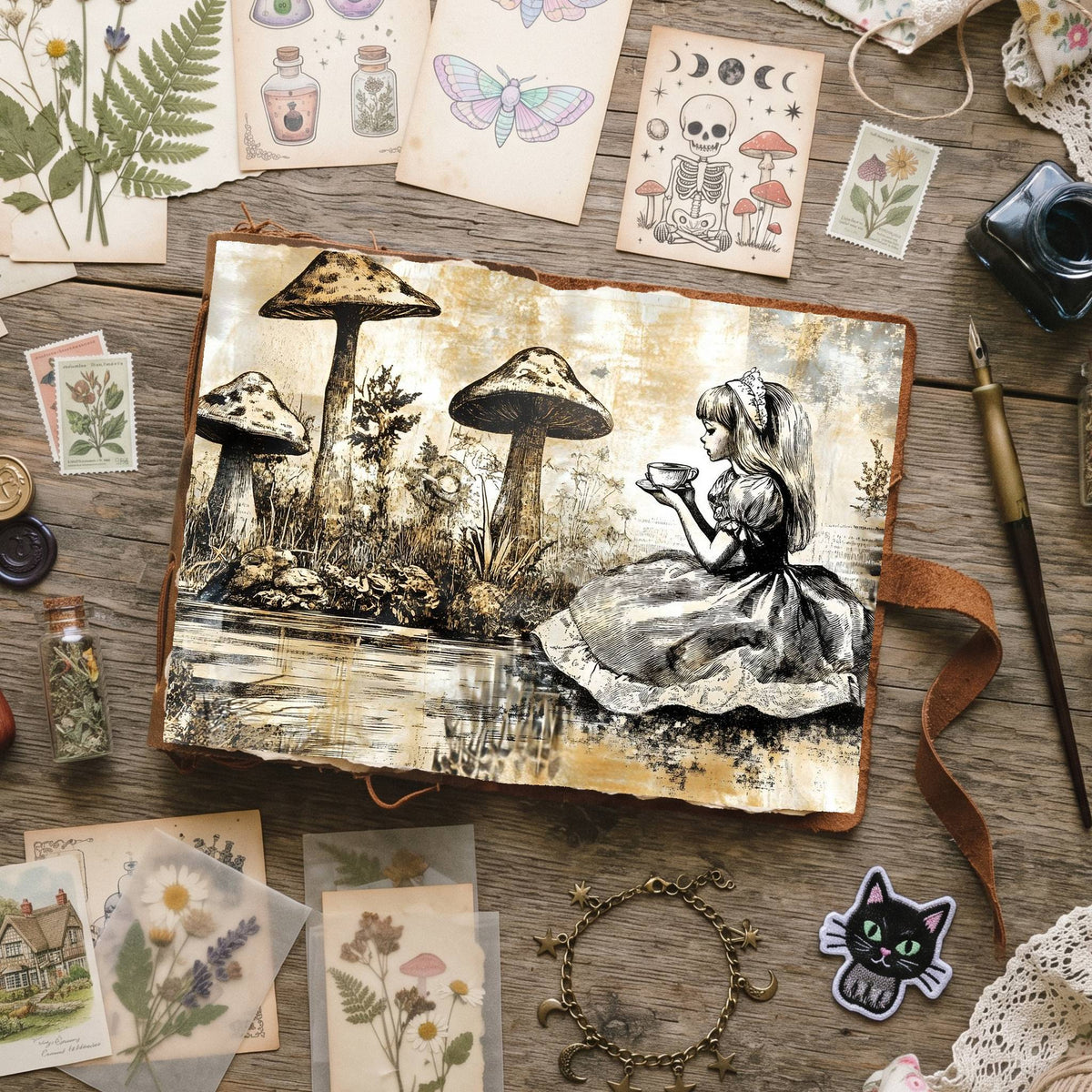Alice In Wonderland Digital Papers