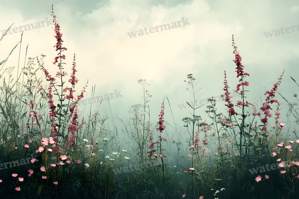 Blush Meadow Backdrop Images