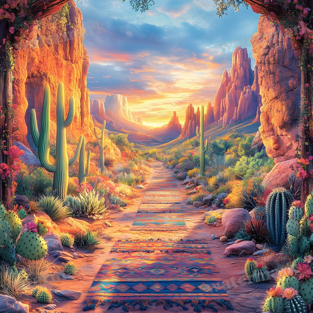 Bohemian Desert Backdrop Images