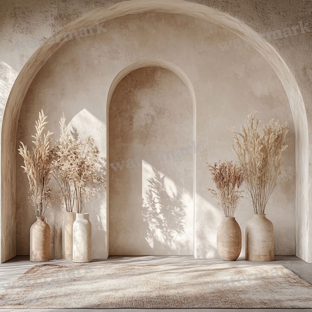 Boho Arches Backdrop Images