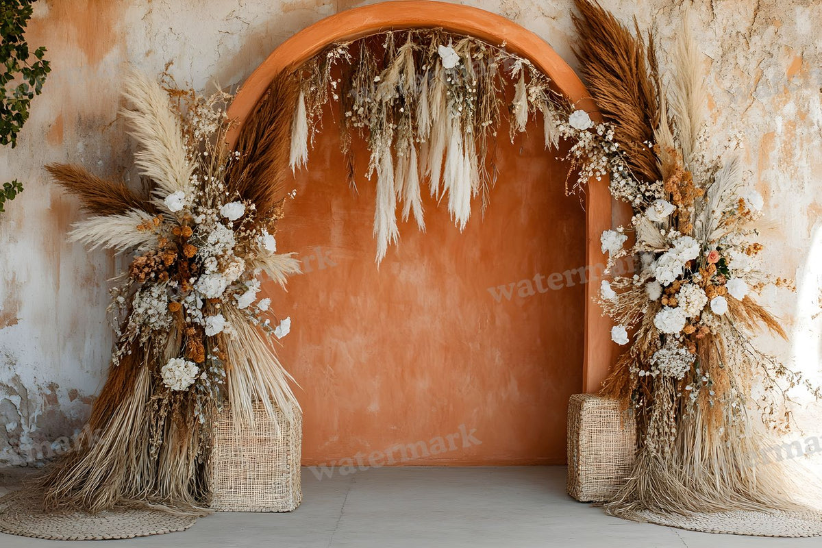 Boho Terracotta Backdrop Images