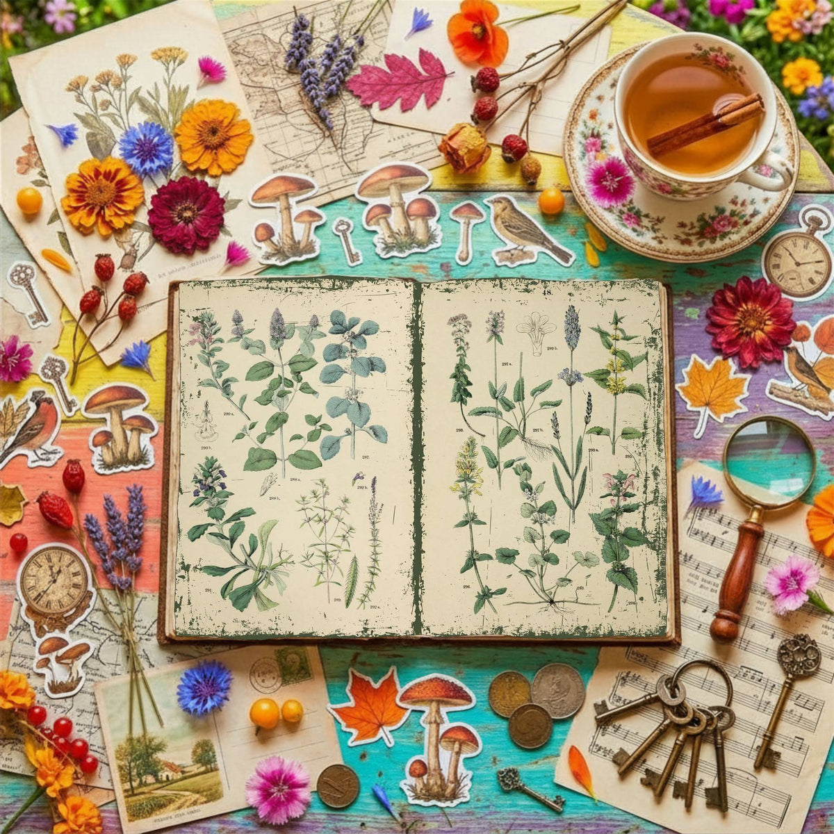Botanical Digital Papers