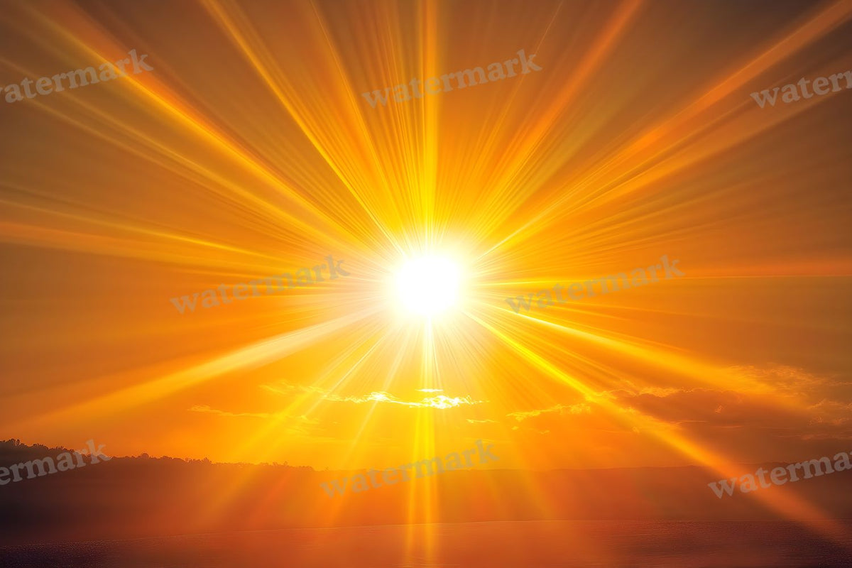 Bright Yellow Sunburst Backdrop Images