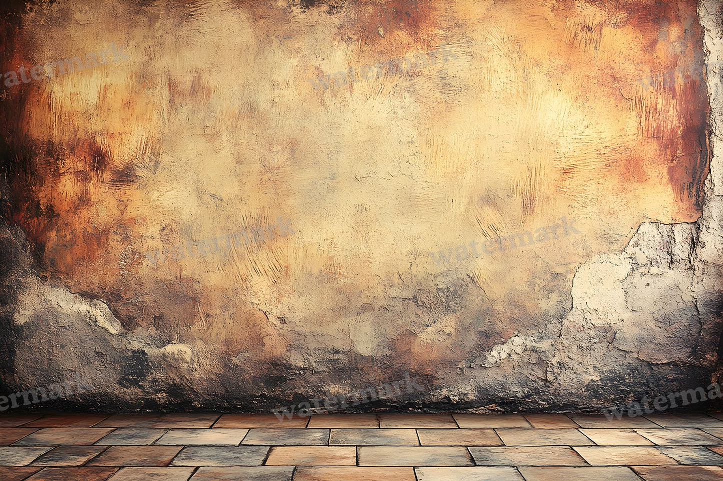 Burnt Amber Wall Backdrop Images