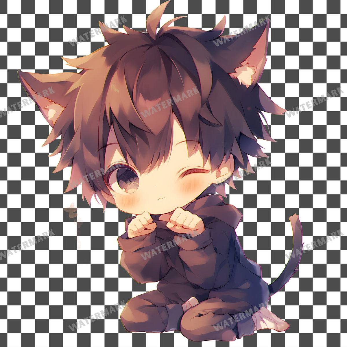 Catboy Anime Clipart Pngs