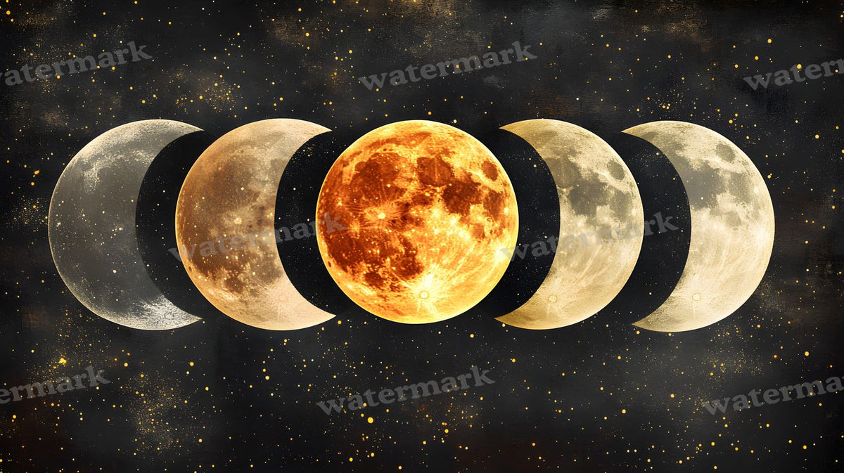Celestial Moons Backdrop Images