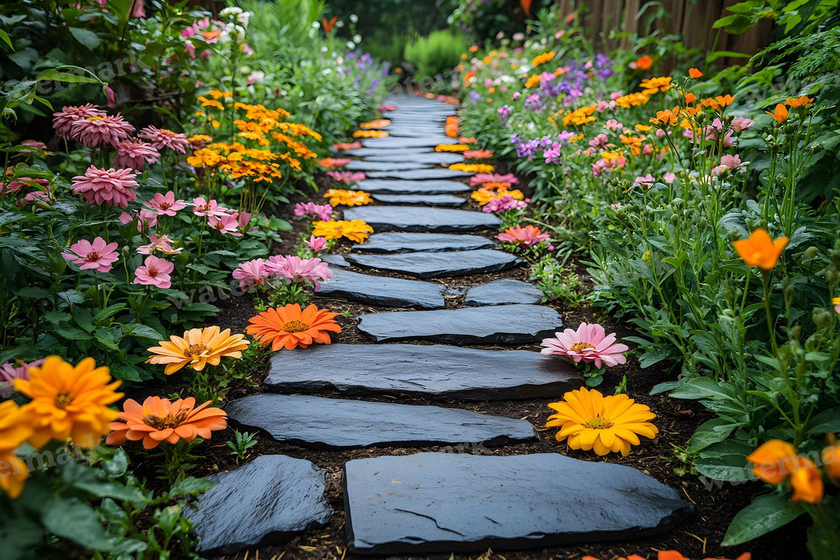 Charming Garden Backdrop Images