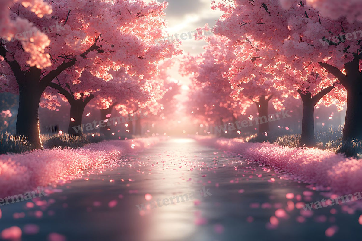 Cherry Blossom Serenity Backdrop Images