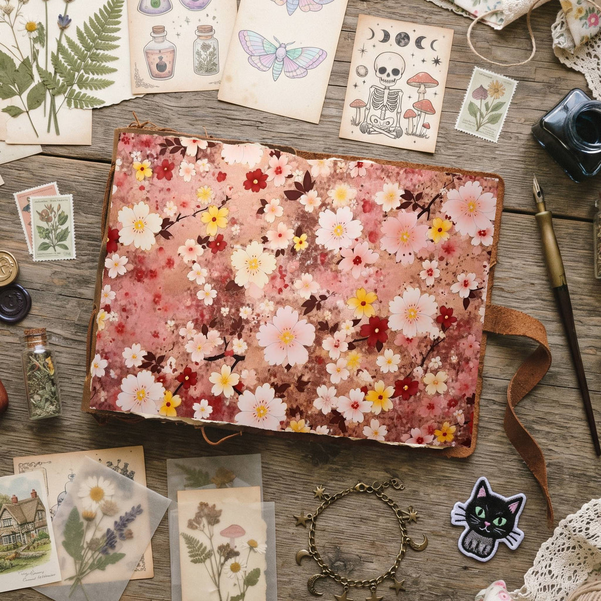 Cherry Blossoms Digital Papers