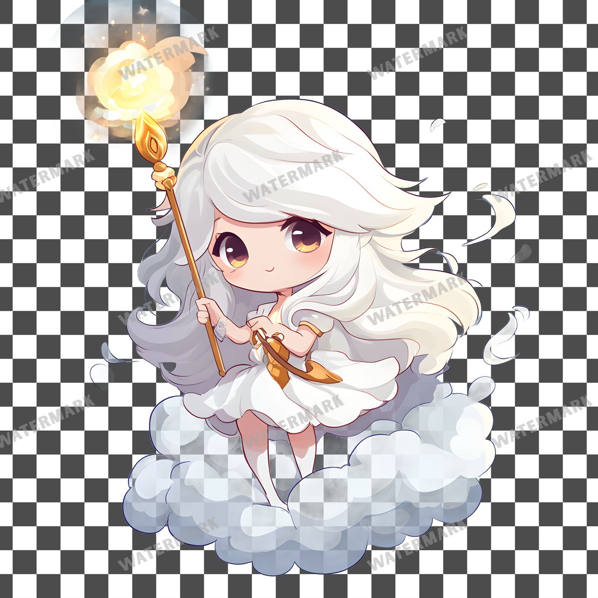 Chibi Cloud Clipart Pngs
