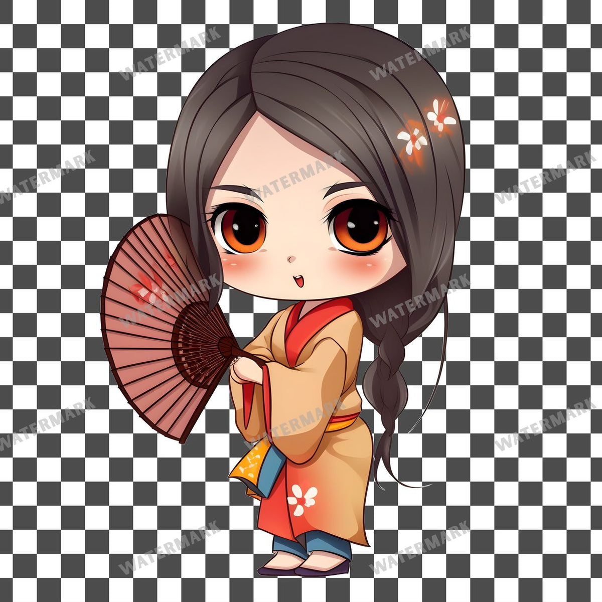 Chibi Girl Clipart Pngs