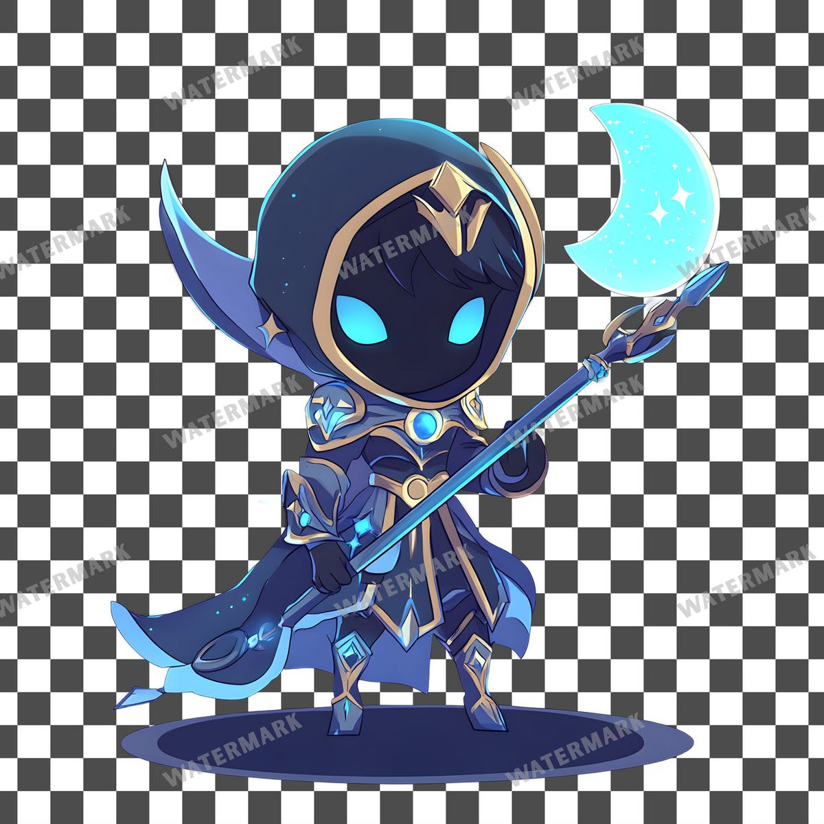 Chibi Lunar Clipart Pngs