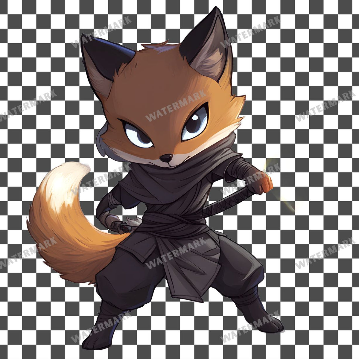 Chibi Ninja Clipart Pngs