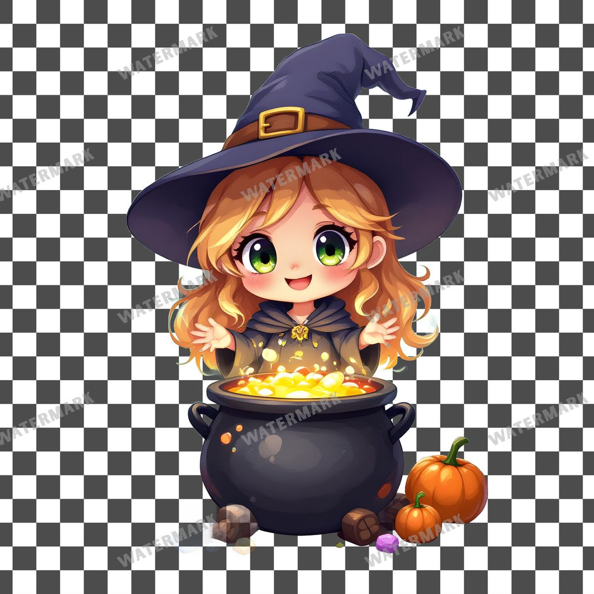 Chibi Potion Master Clipart Pngs