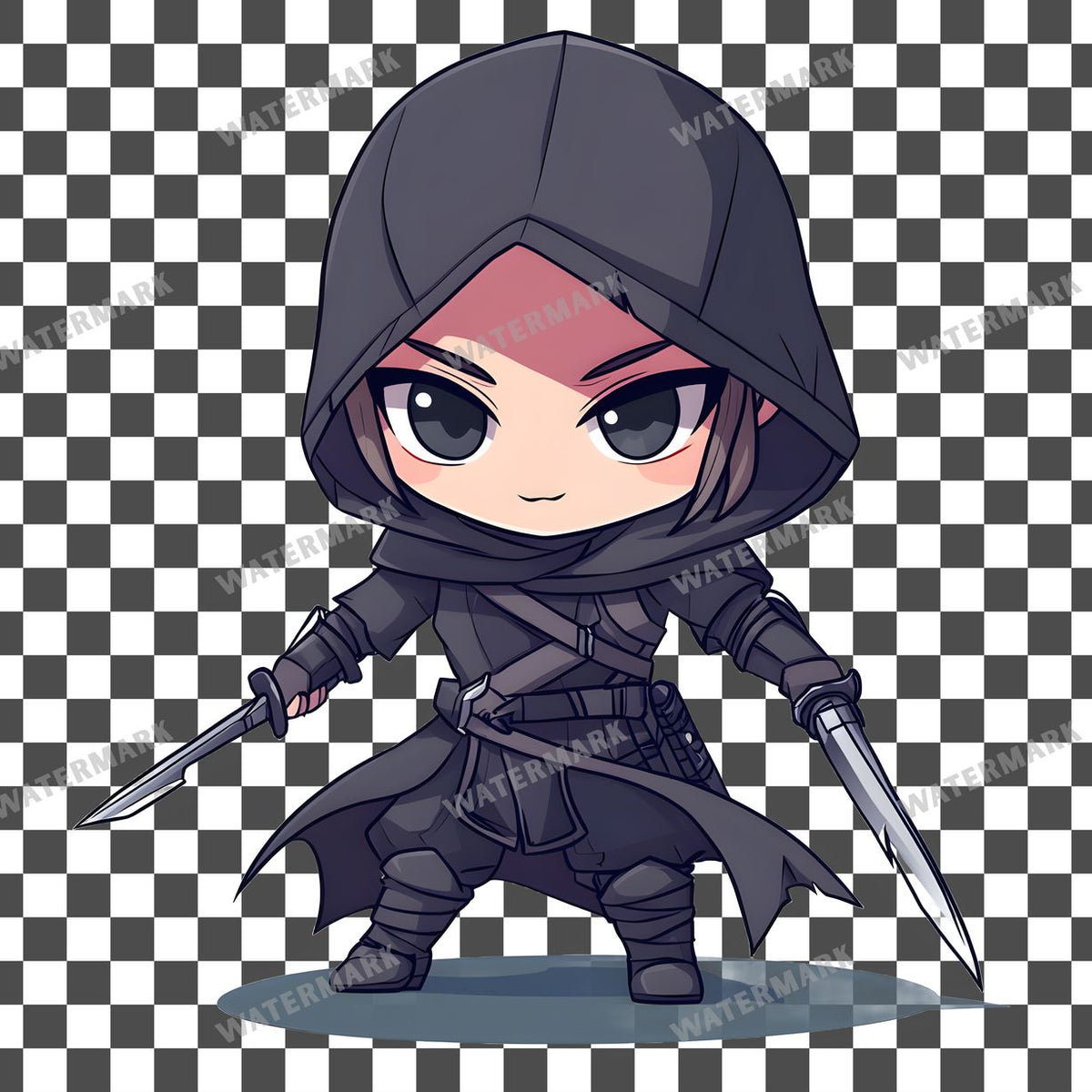 Chibi Shadow Clipart Pngs