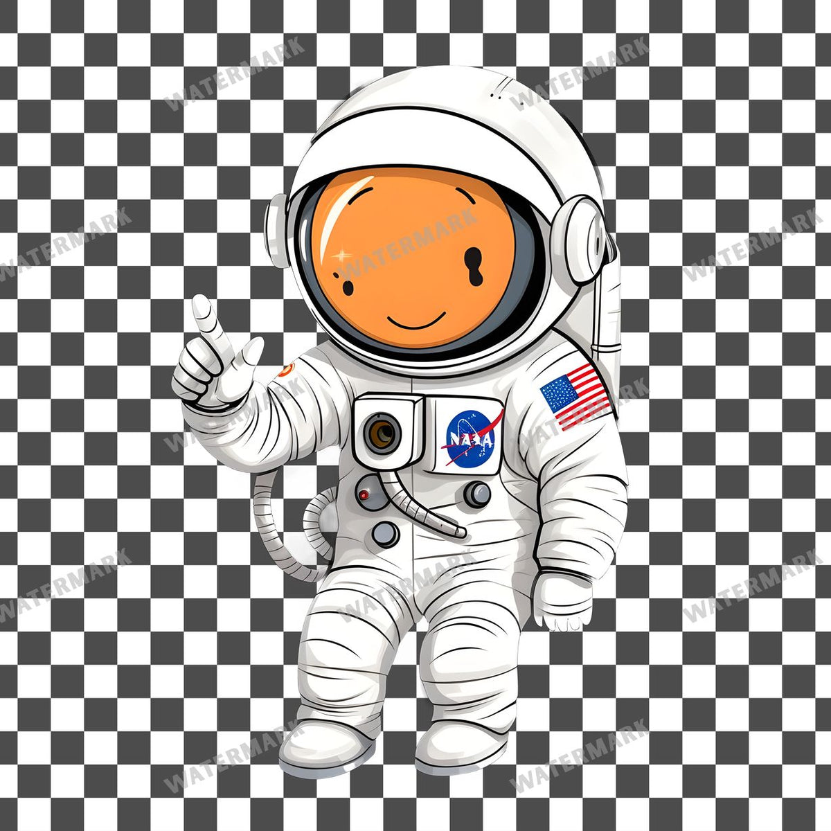Chibiastronaut Clipart Pngs