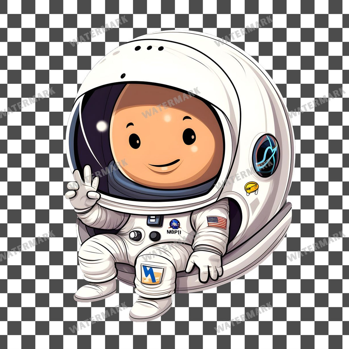 Chibiastronaut Clipart Pngs