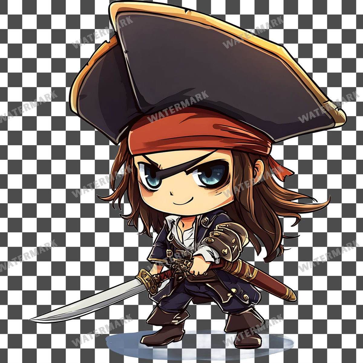 Chibipirate Clipart Pngs