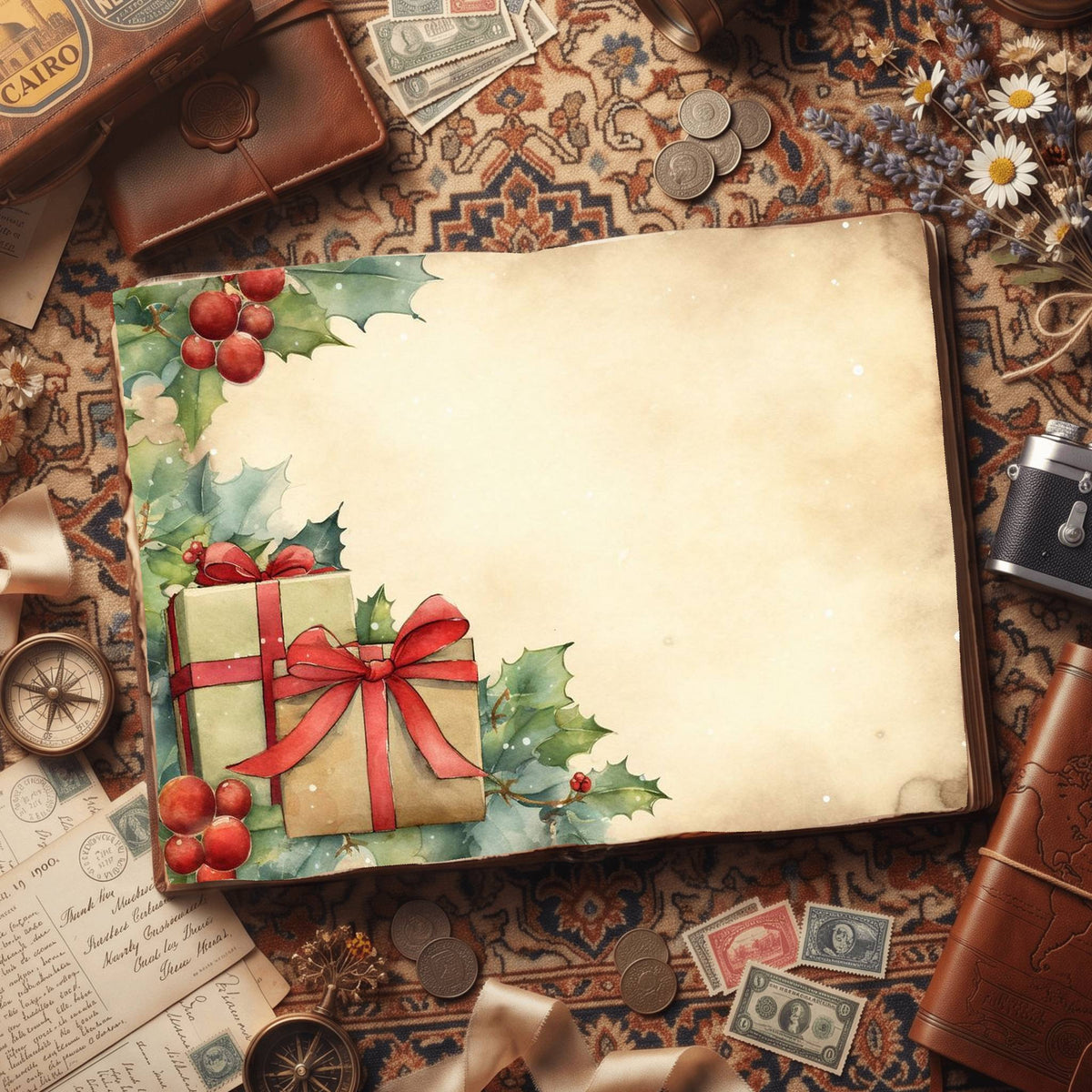 Christmas Gifts Digital Papers