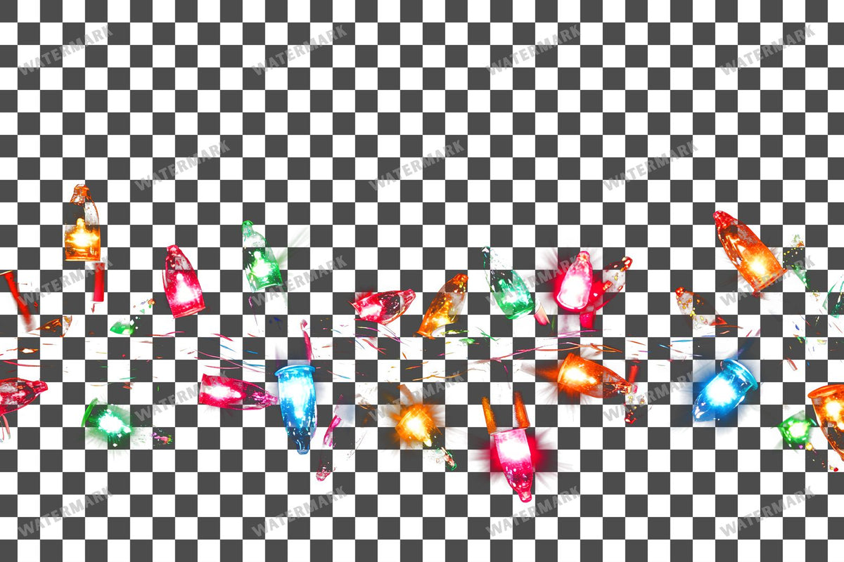 Christmas Lights Transparent Overlay Pngs