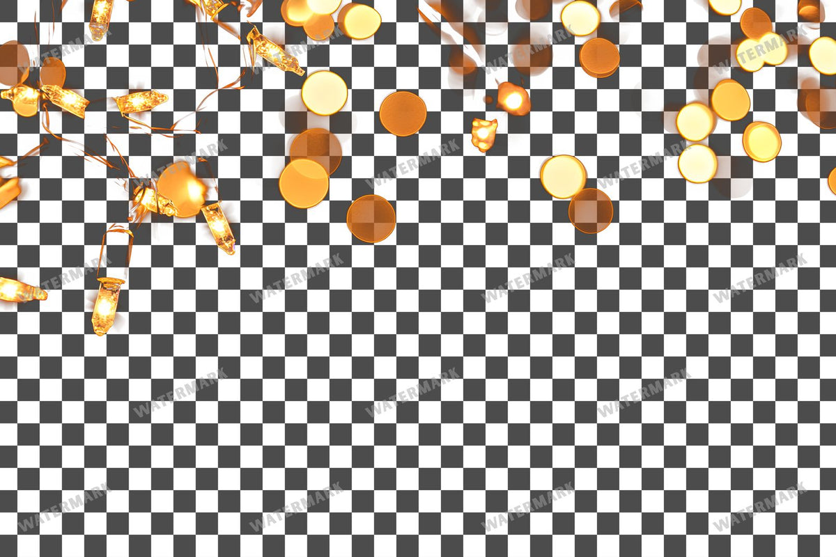 Christmas Lights Transparent Overlay Pngs