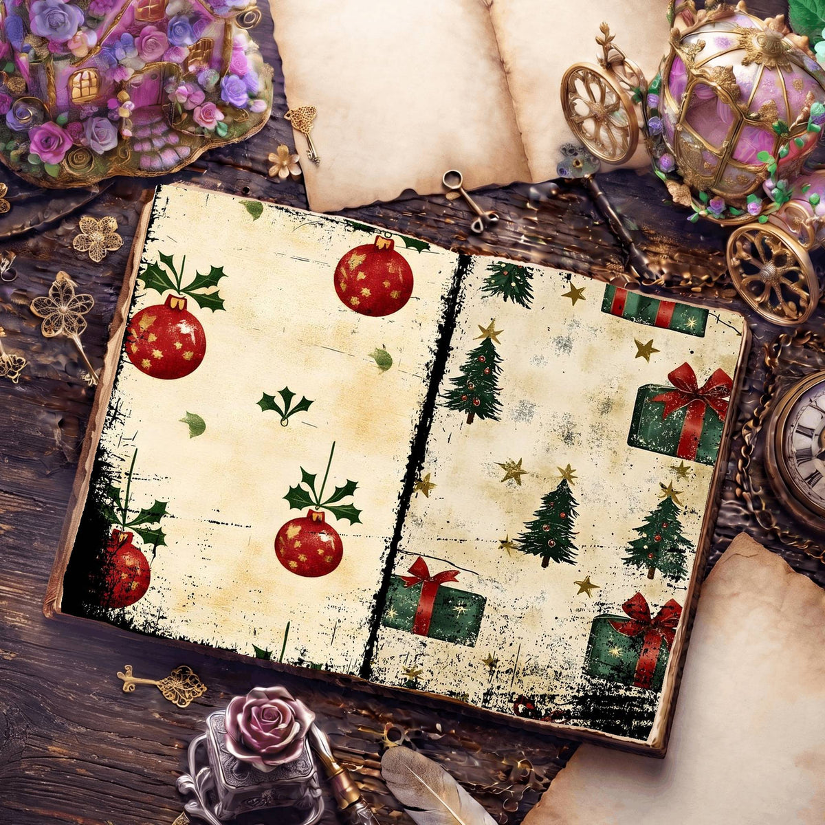 Christmas Digital Papers
