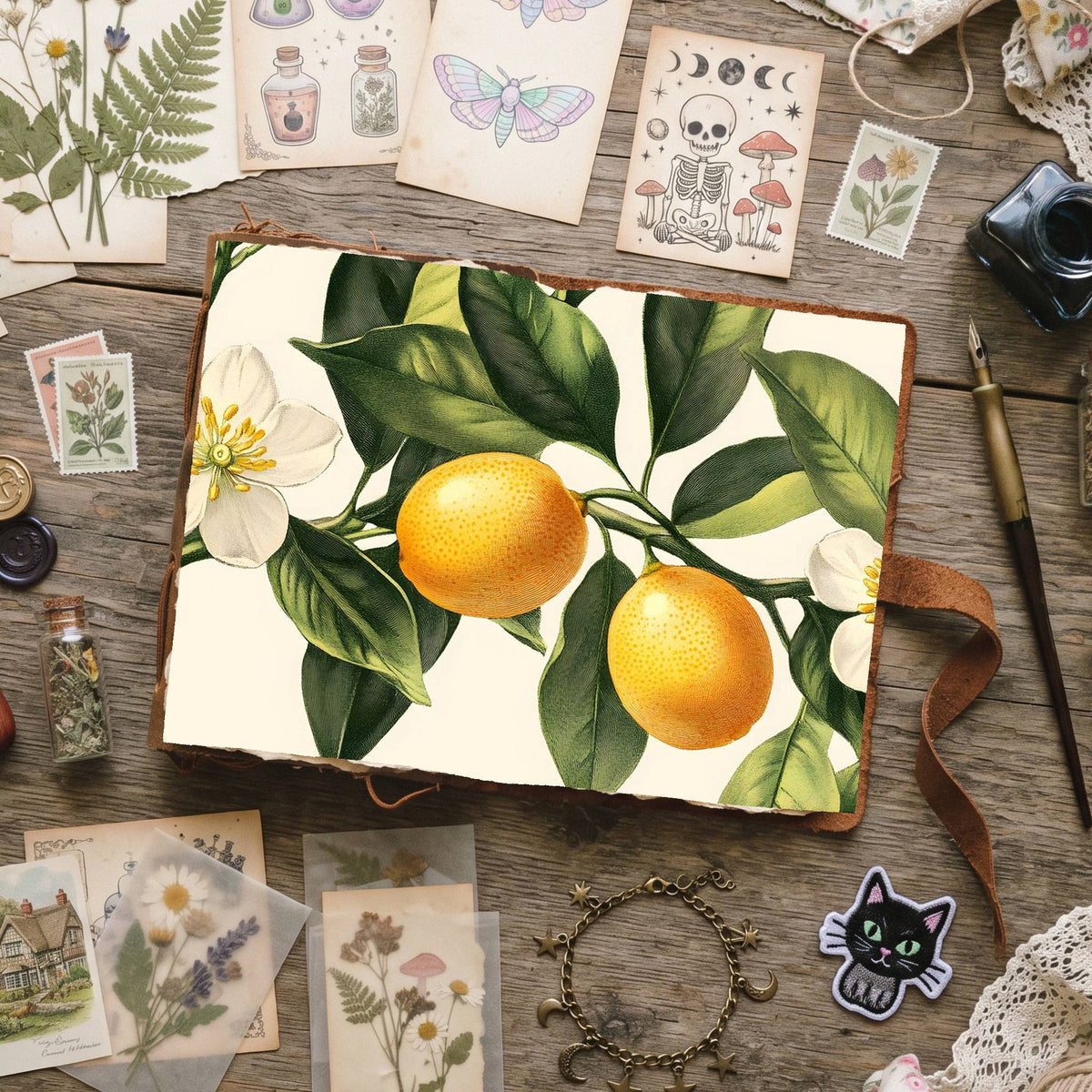 Citrus Blossoms Digital Papers