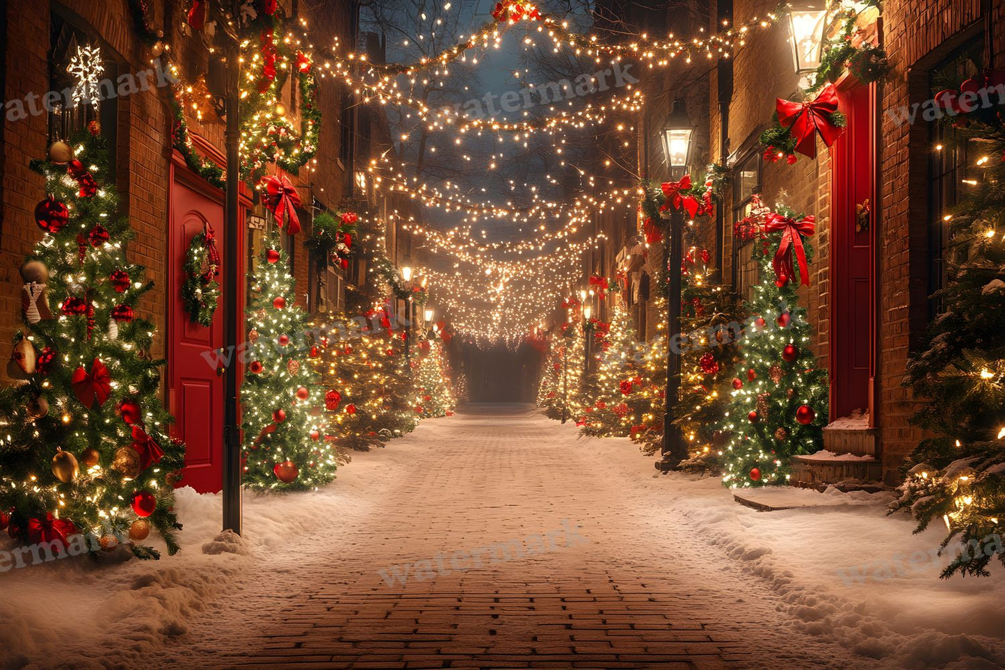 Classic Christmas Backdrop Images