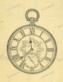 Clocks And Timepieces Vintage Prints