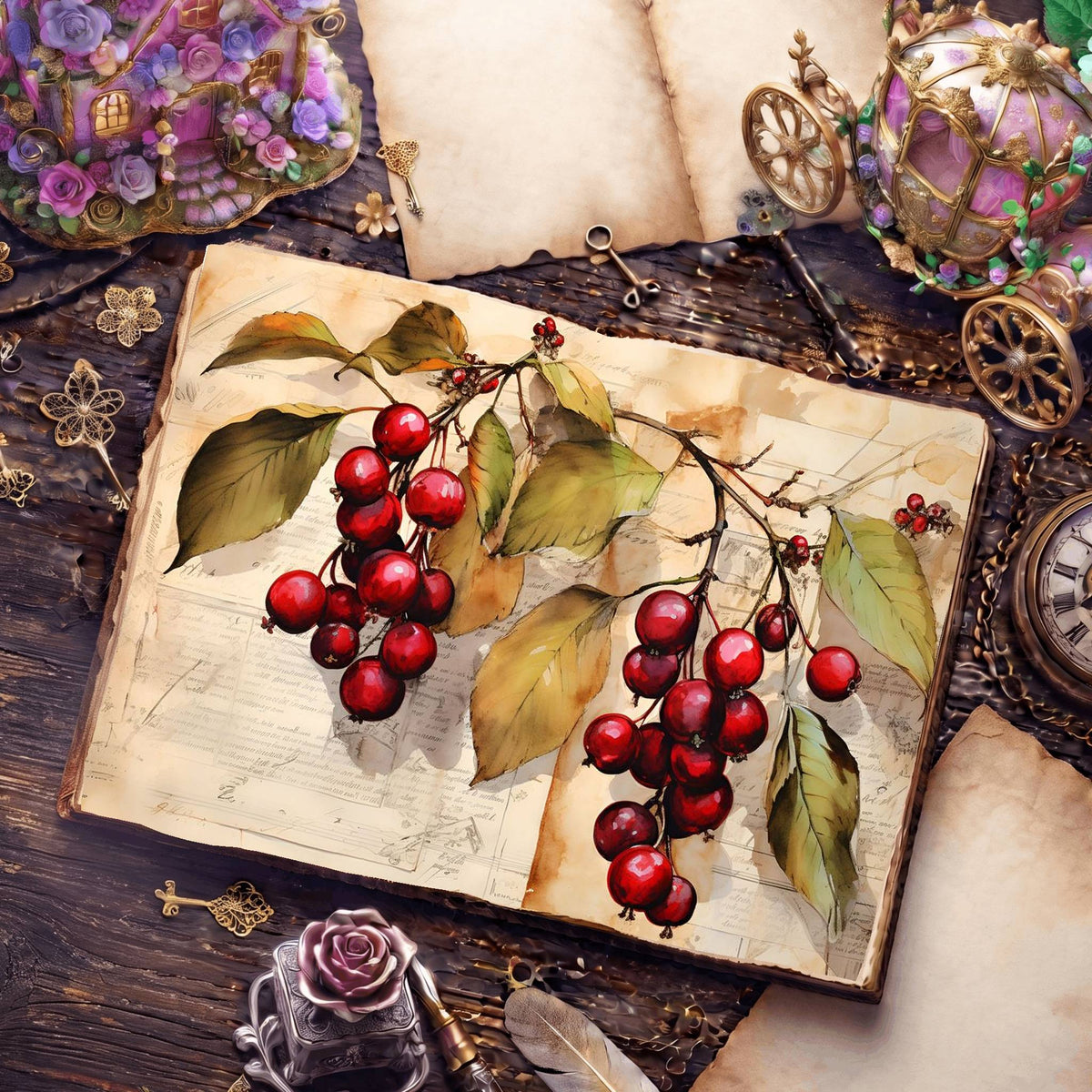 Coffee Beans Digital Papers
