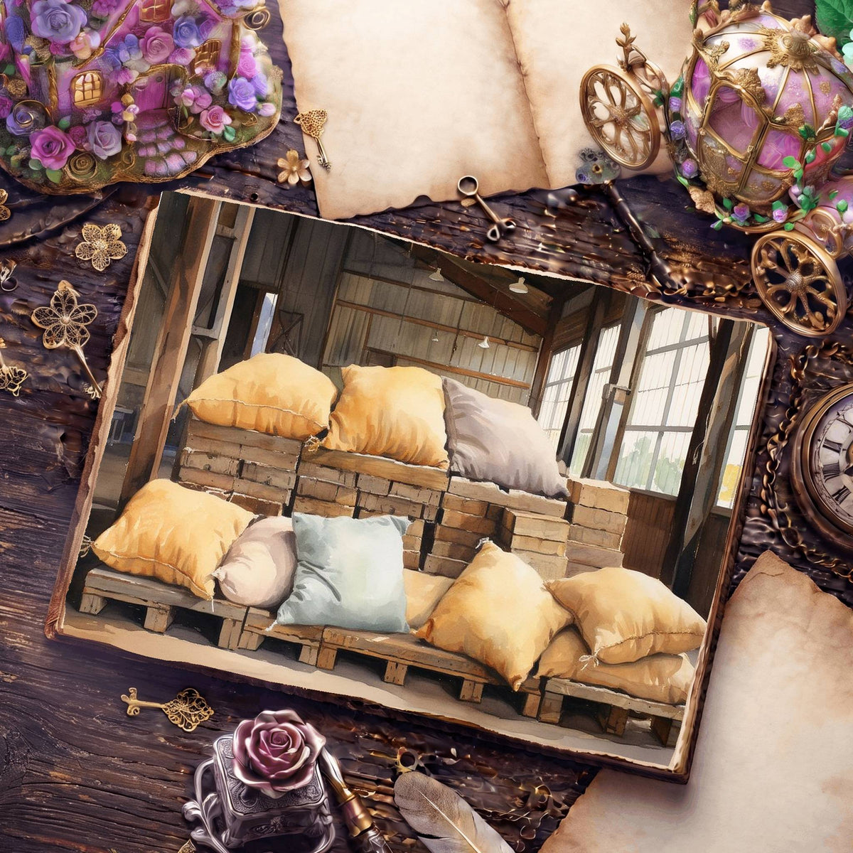 Coffee Shop Digital Papers