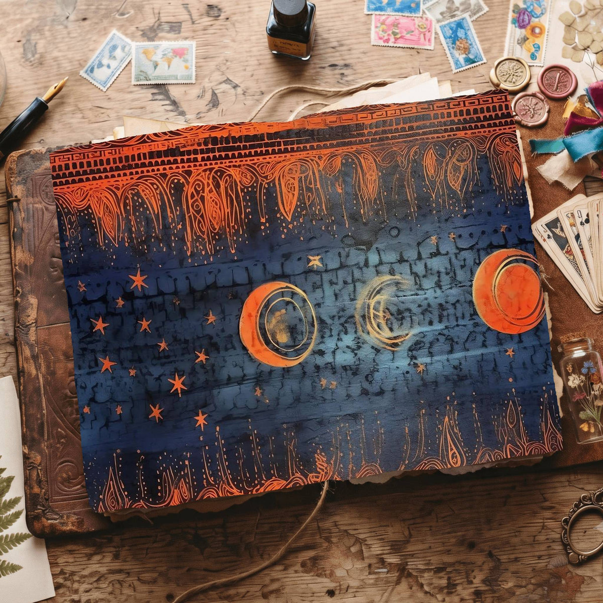 Copper Moon Digital Papers