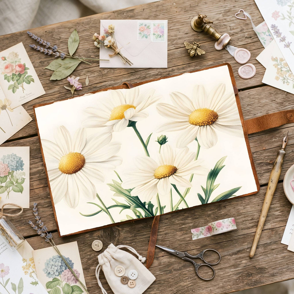 Daisies Digital Papers