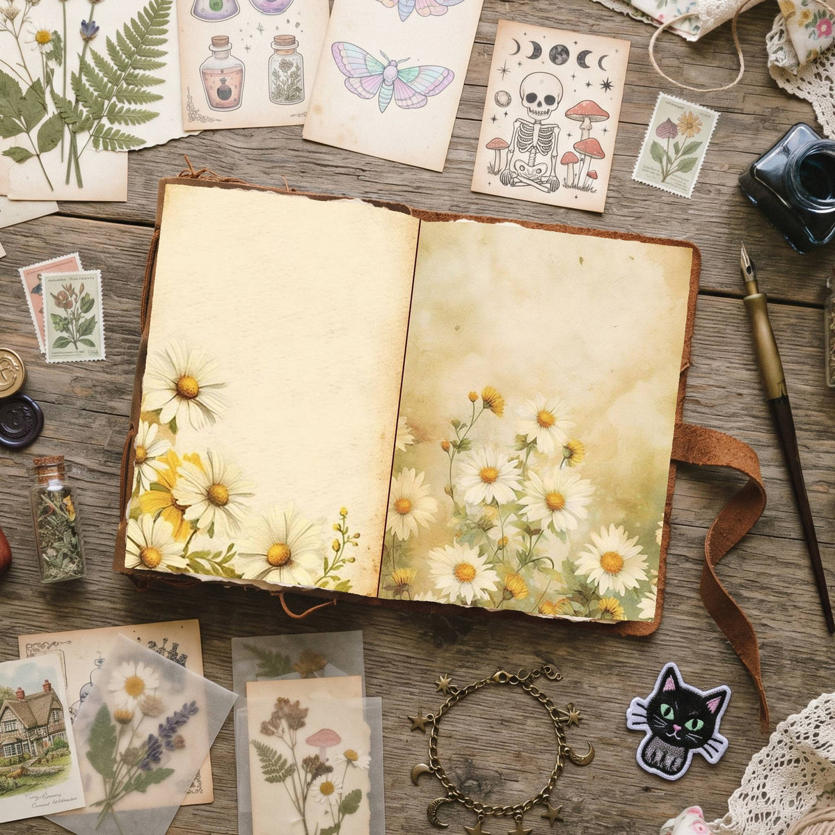 Daisies Digital Papers