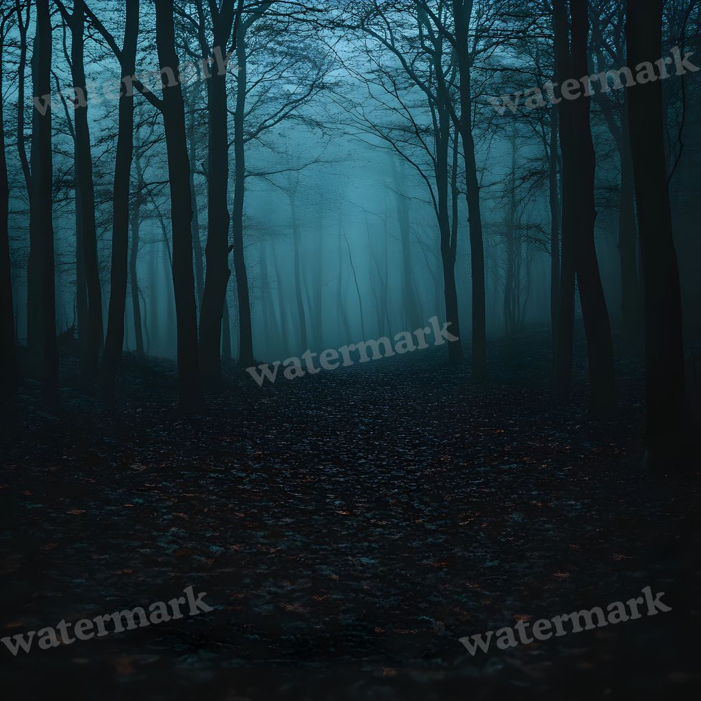 Dark Spooky digital photo backdrop for photo editing, preview 7