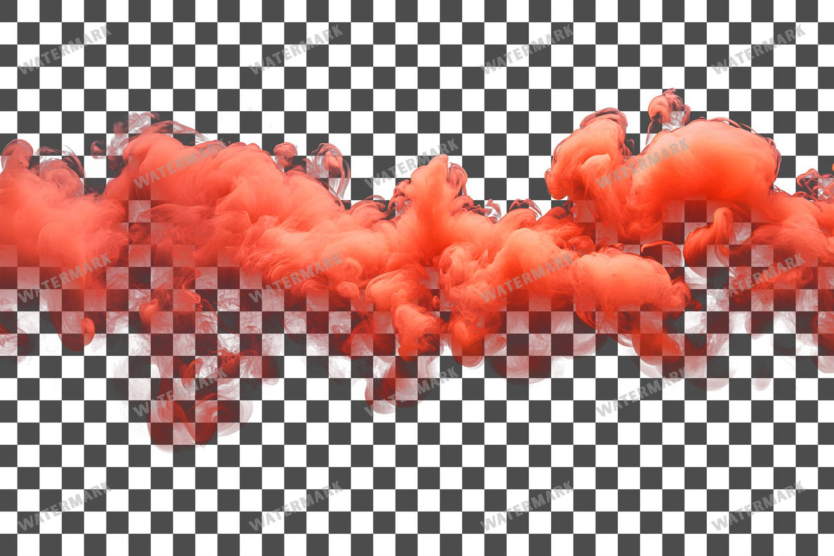 Deep Red Ink Drop Diffusing Transparent Overlay Pngs