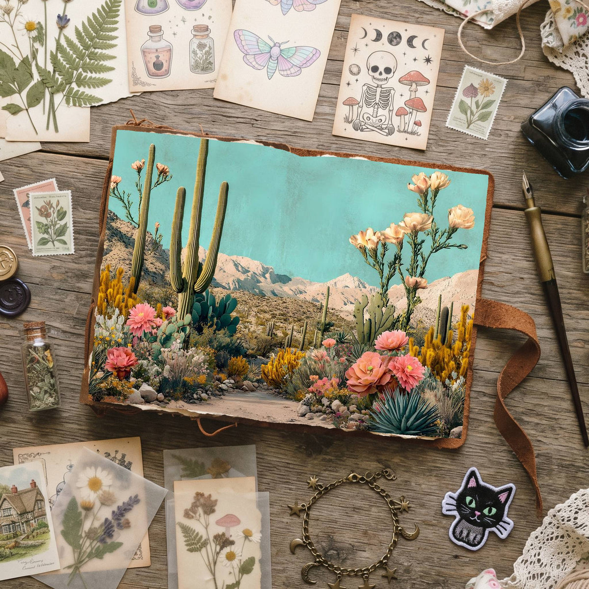 Desert Botanical Digital Papers