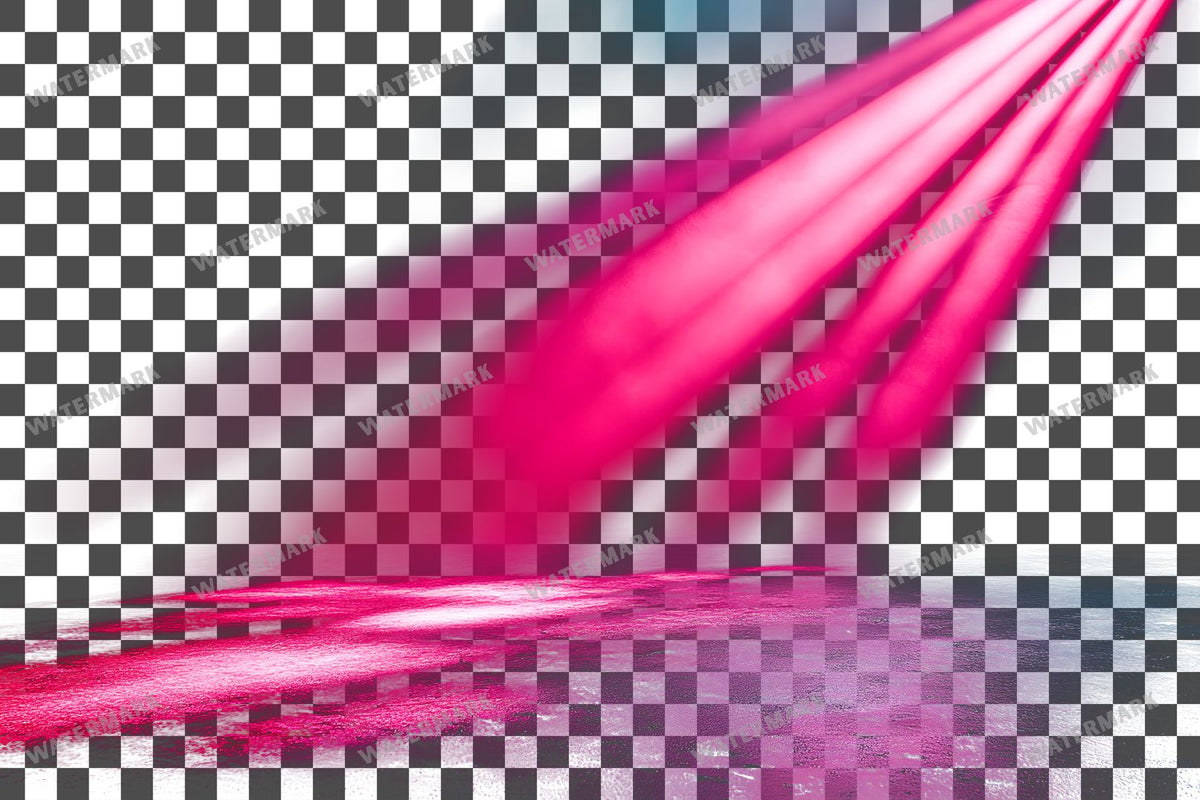 Directional Pink Light Sharp Focused Transparent Overlay Pngs