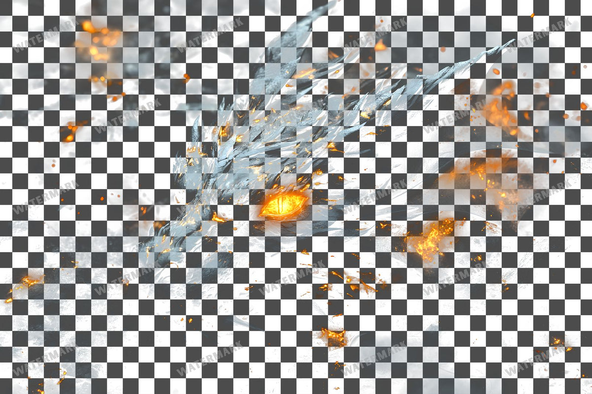 Dragon Skull Transparent Overlay Pngs