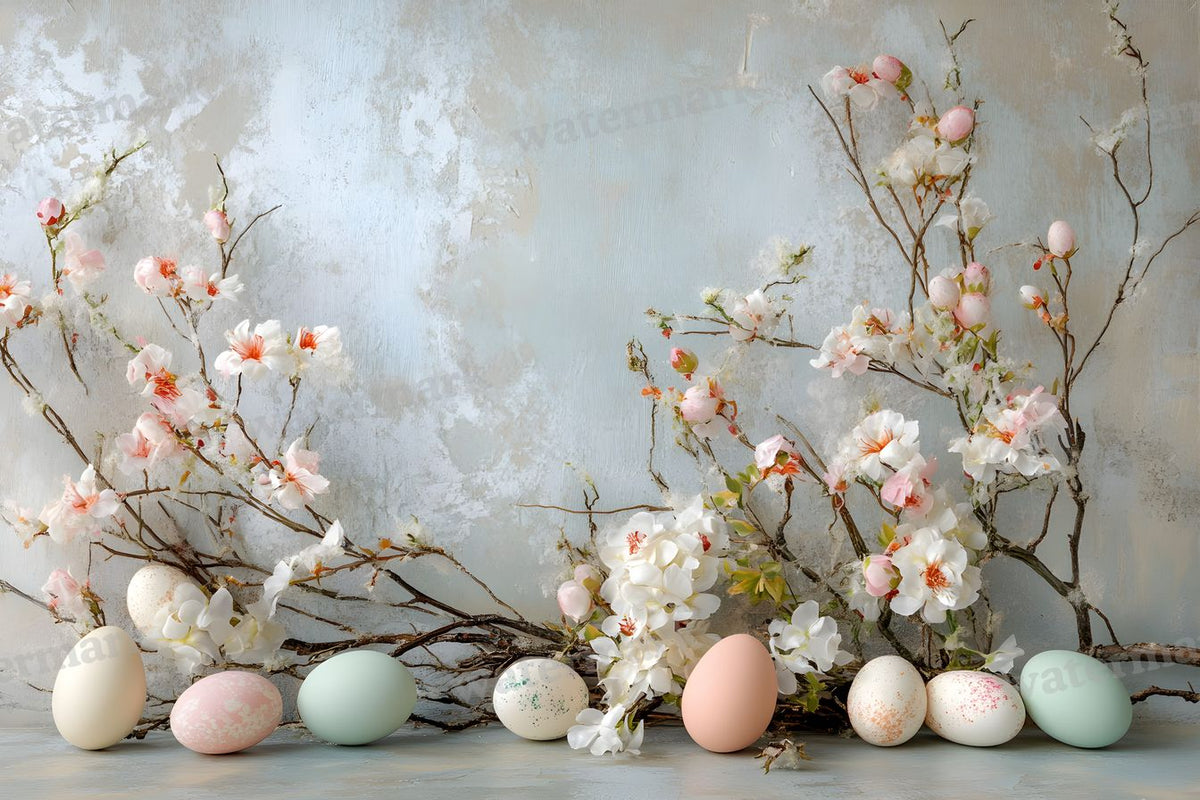 Elegant Floral Easter Backdrop Images