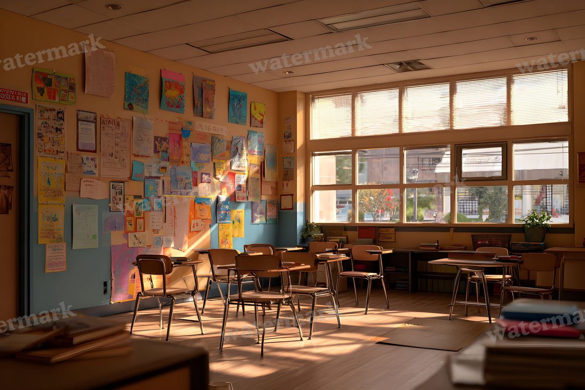 Elementary School Classroom Backdrop Images