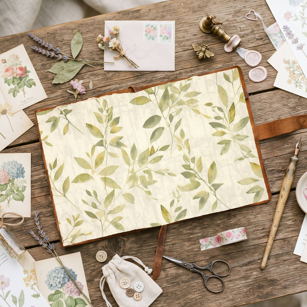 Eucalyptus Leaves Digital Papers