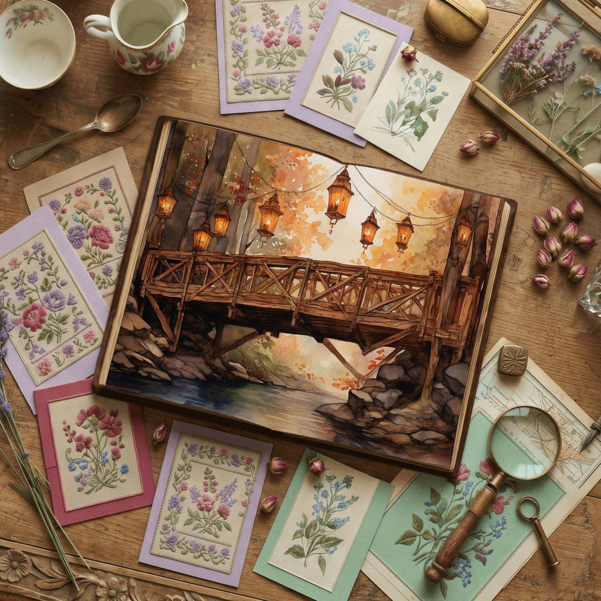Fairy Bridge Digital Papers