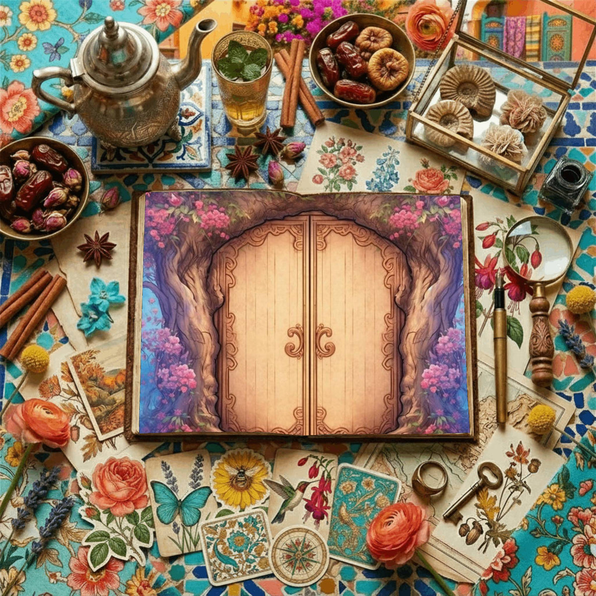 Fairy Doors Digital Papers