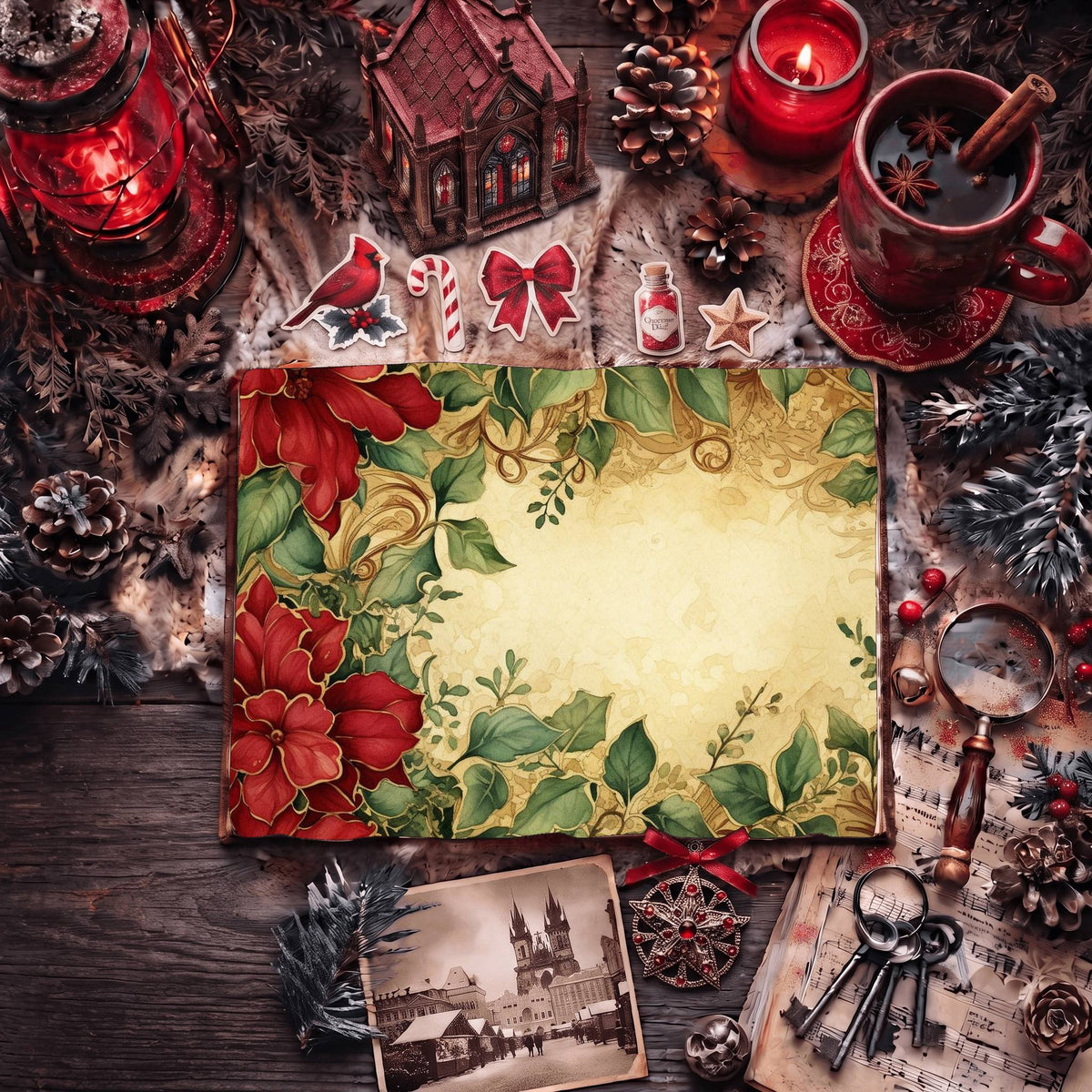Festive Christmas Digital Papers