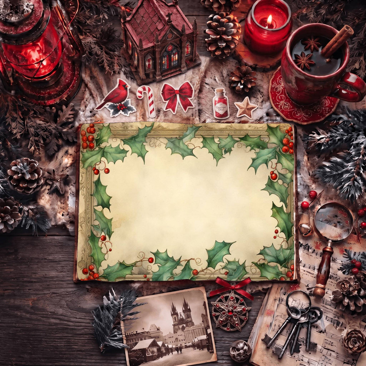 Festive Christmas Digital Papers