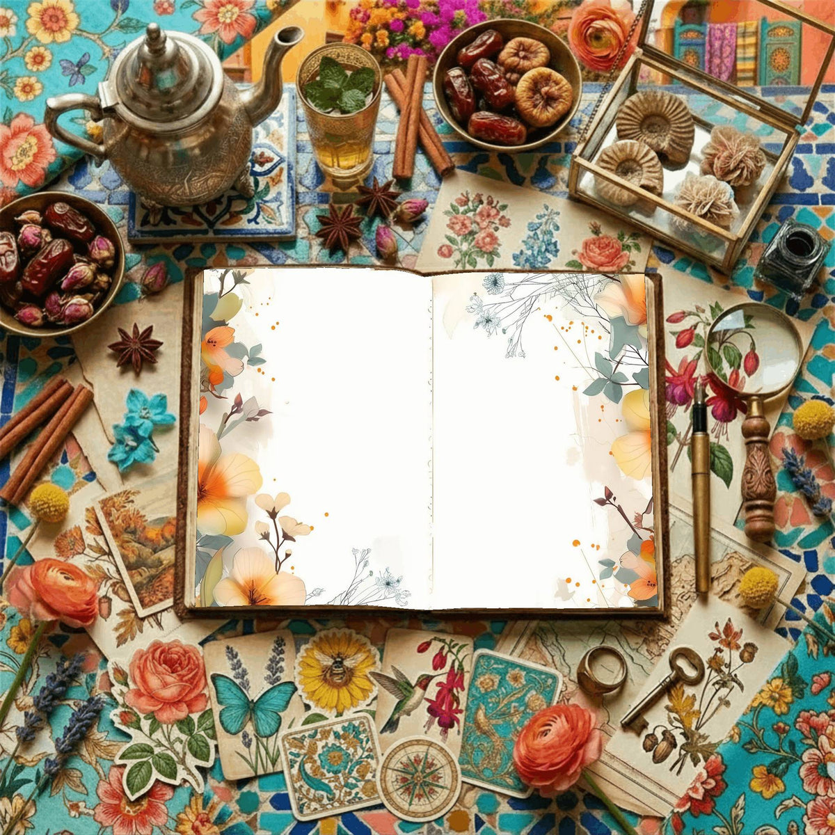 Floral Digital Papers
