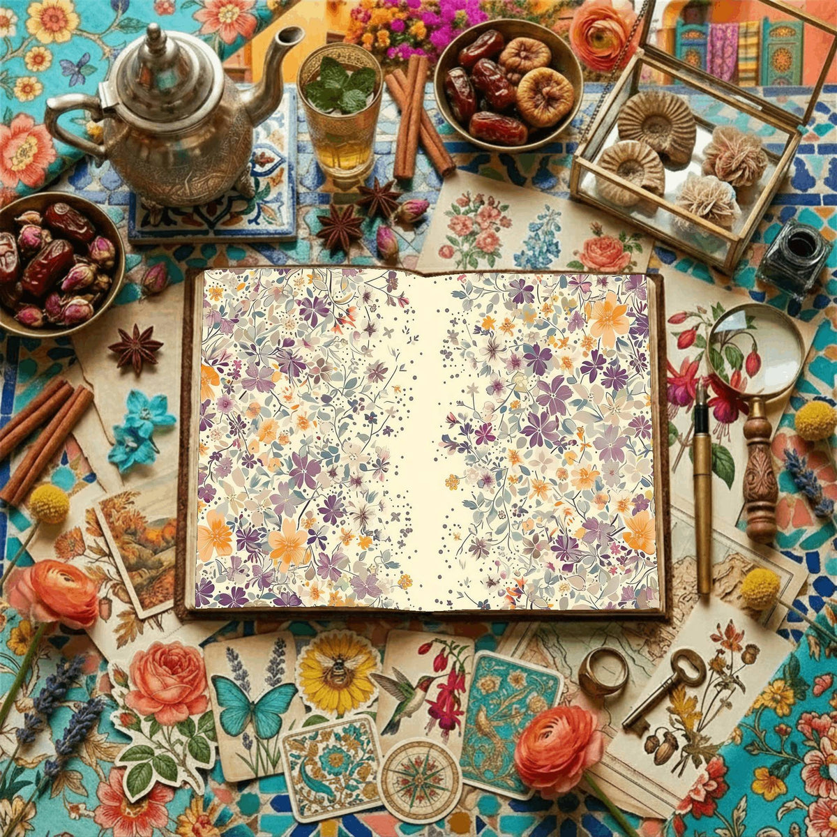 Floral Digital Papers